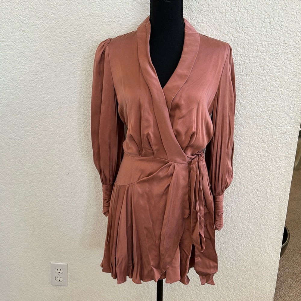 Zimmermann Rust Mini Dress